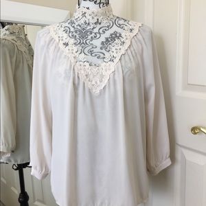 Antique Lace Blouse by Love 21